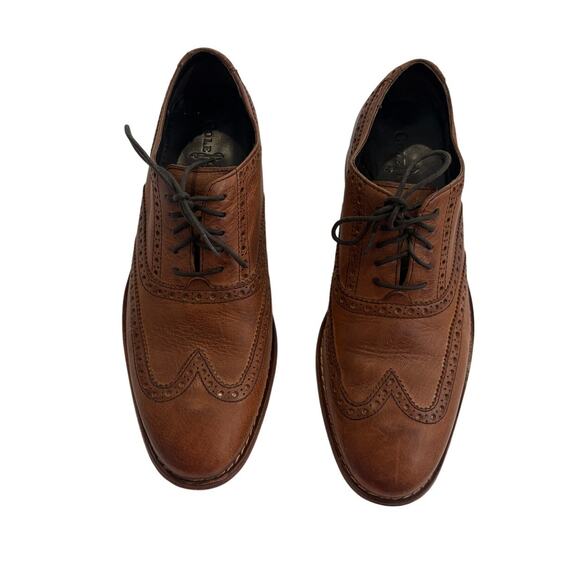Cole Haan Air Colton Wing Tip Oxfords Shoes Distressed Brown C10027 Mens 8 M main image 15